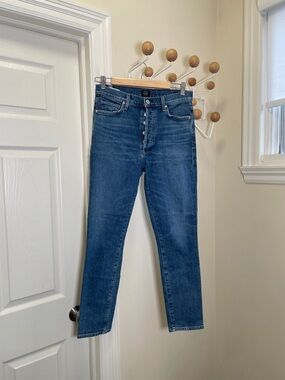Citizens of Humanity - Olivia High Rise Slim Ankle Denim Jeans - Blue 28